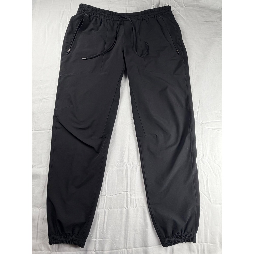 Lululemon License to Train Jogger Mens XL Black LM5AEGS Tapered Gym Pants